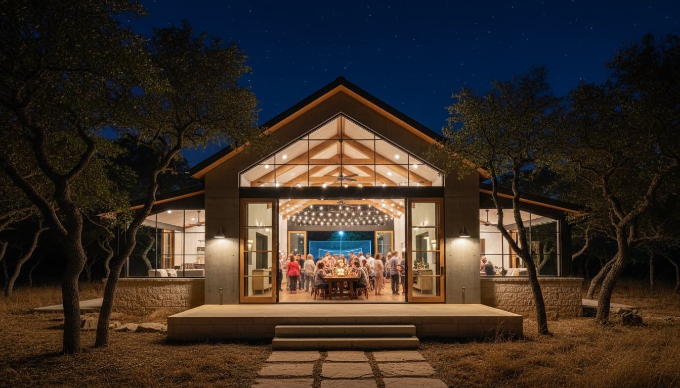 Party night in the barn